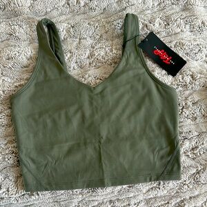 Tobi Olive Green Sports Bra